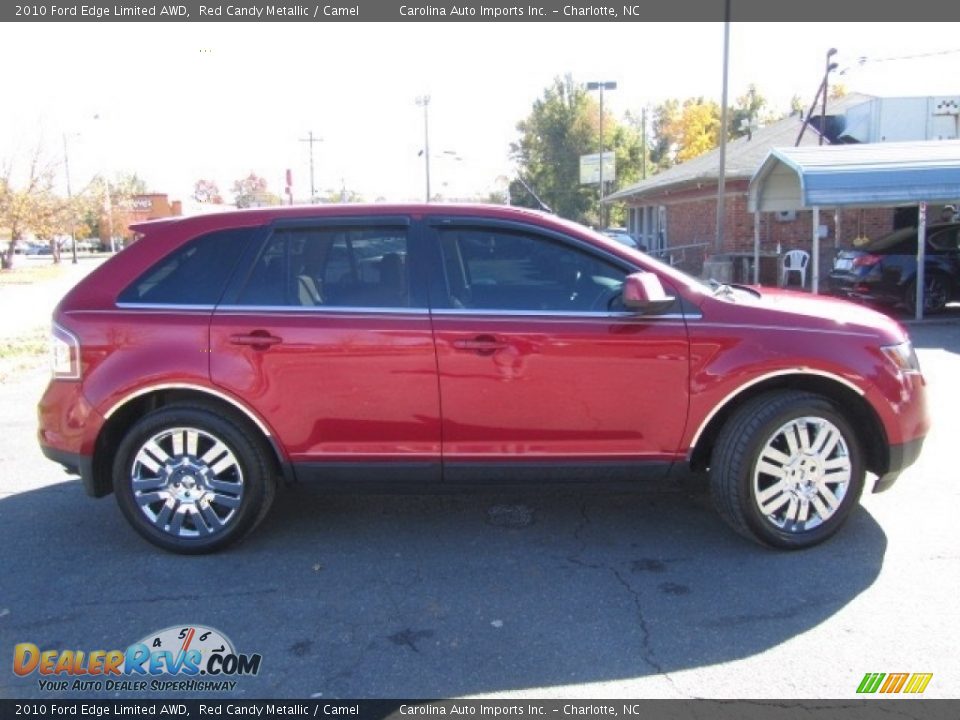 2010 Ford Edge Limited AWD Red Candy Metallic / Camel Photo #11