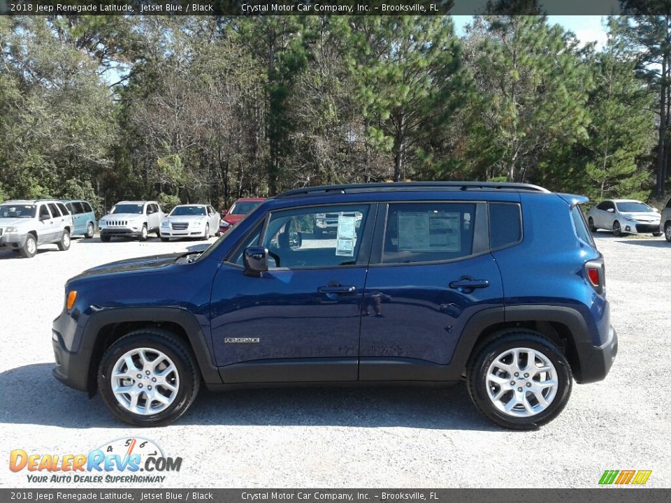 2018 Jeep Renegade Latitude Jetset Blue / Black Photo #2