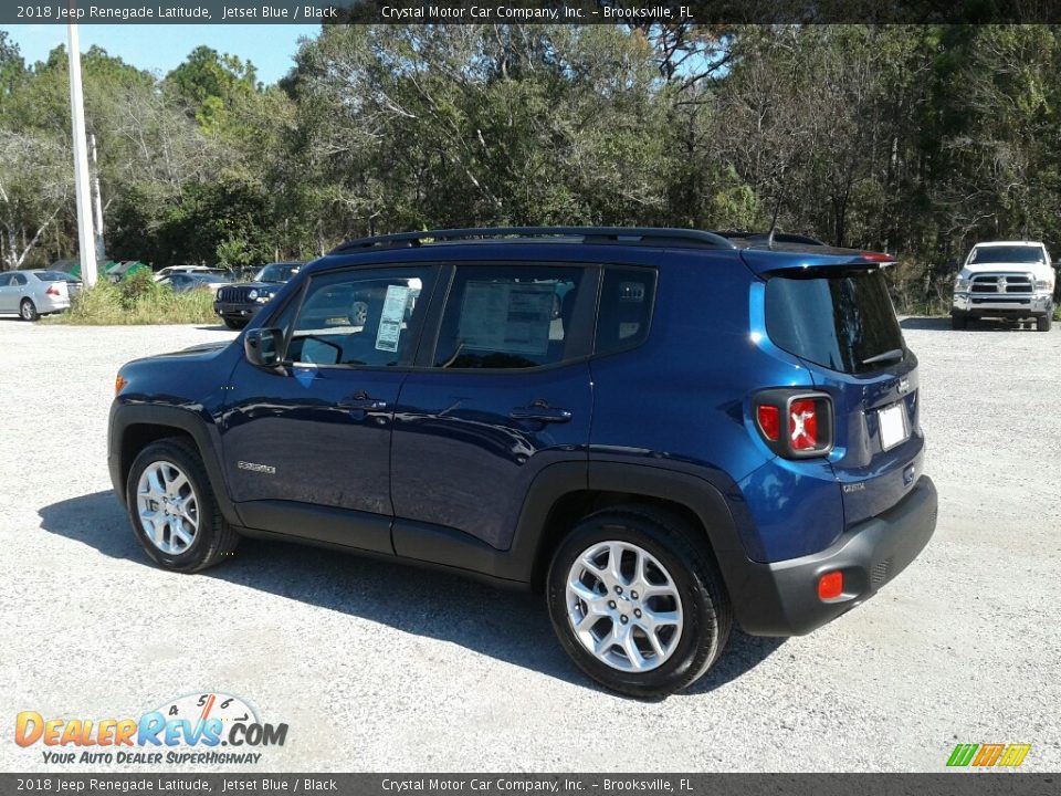 2018 Jeep Renegade Latitude Jetset Blue / Black Photo #3