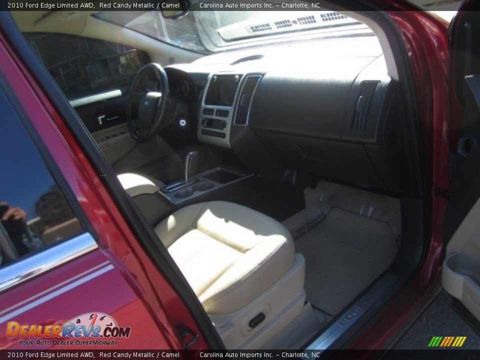 2010 Ford Edge Limited AWD Red Candy Metallic / Camel Photo #21
