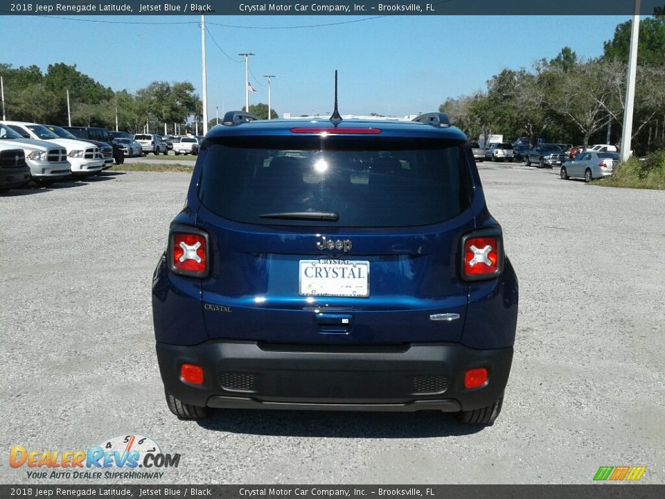 2018 Jeep Renegade Latitude Jetset Blue / Black Photo #4