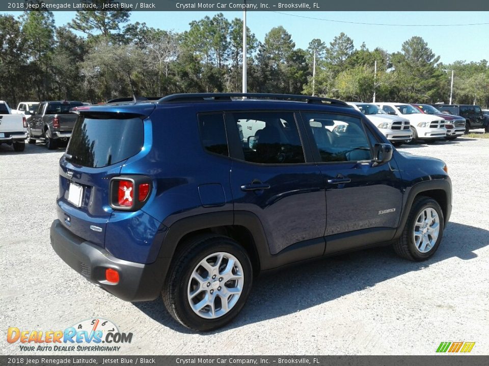 2018 Jeep Renegade Latitude Jetset Blue / Black Photo #5