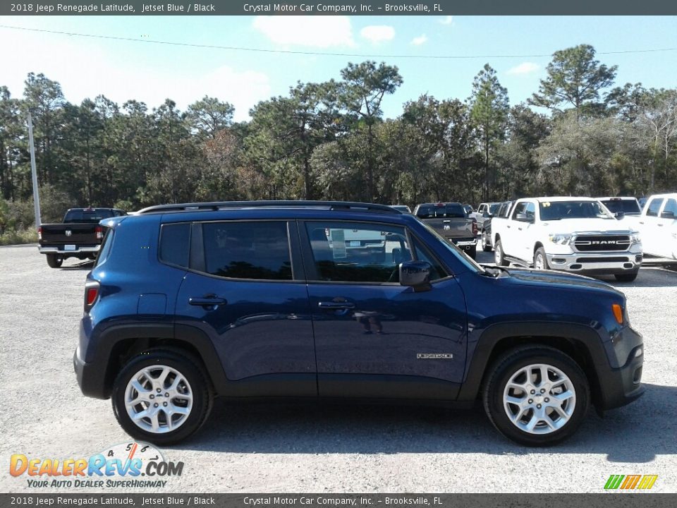 2018 Jeep Renegade Latitude Jetset Blue / Black Photo #6