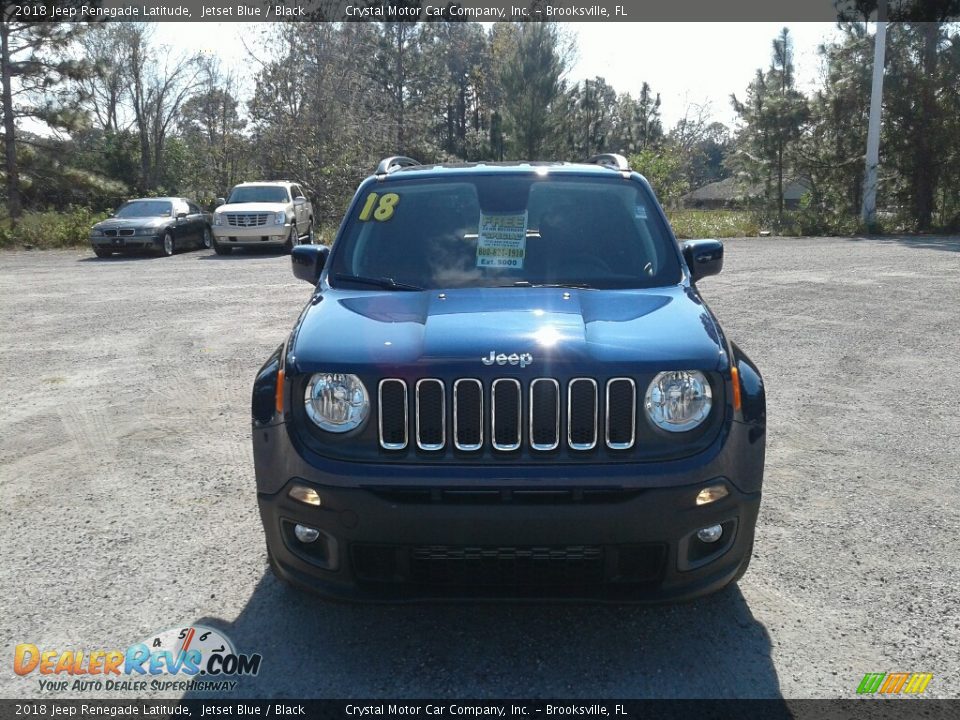 2018 Jeep Renegade Latitude Jetset Blue / Black Photo #8
