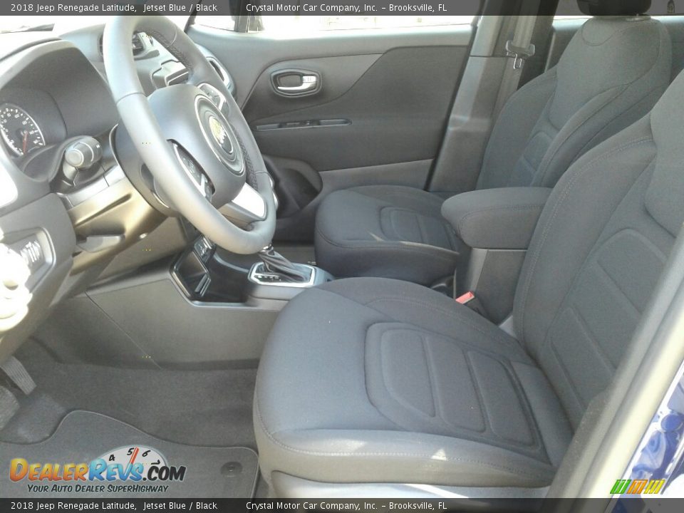2018 Jeep Renegade Latitude Jetset Blue / Black Photo #9