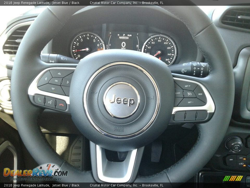 2018 Jeep Renegade Latitude Jetset Blue / Black Photo #14