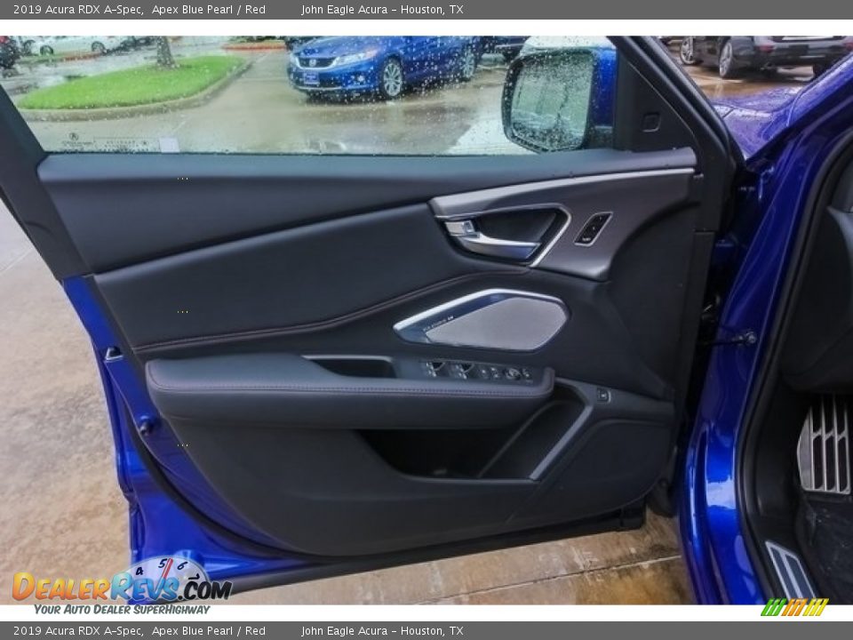 2019 Acura RDX A-Spec Apex Blue Pearl / Red Photo #18