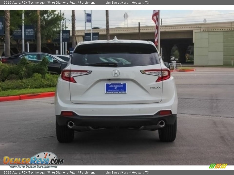 2019 Acura RDX Technology White Diamond Pearl / Parchment Photo #6