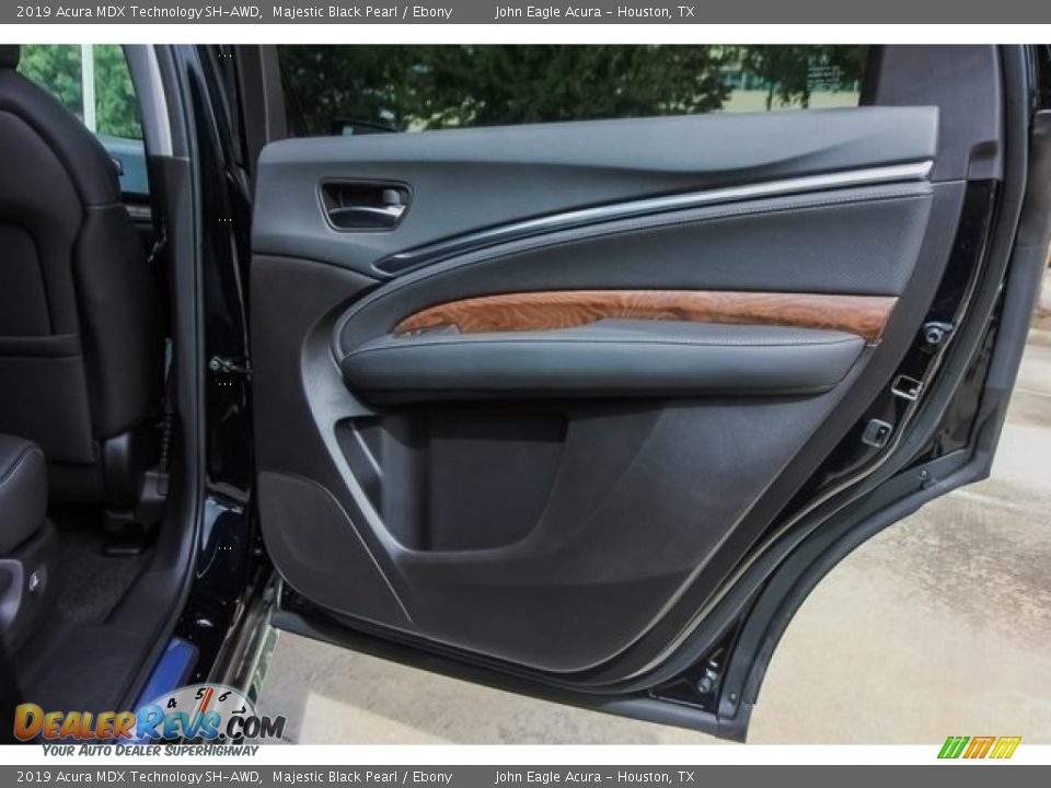 2019 Acura MDX Technology SH-AWD Majestic Black Pearl / Ebony Photo #22