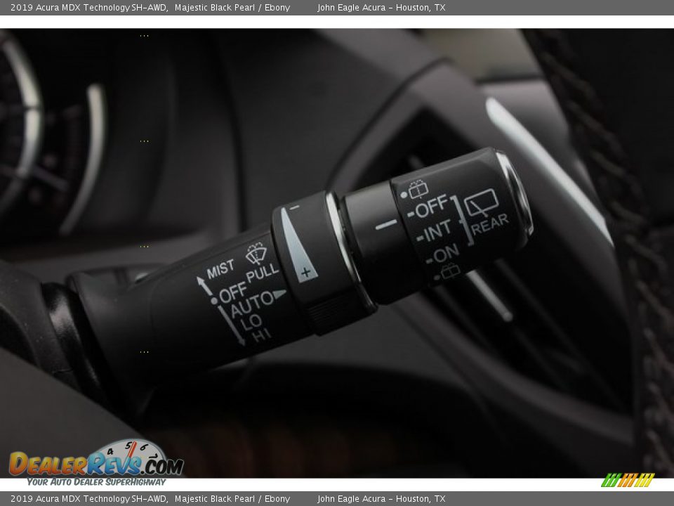 2019 Acura MDX Technology SH-AWD Majestic Black Pearl / Ebony Photo #36