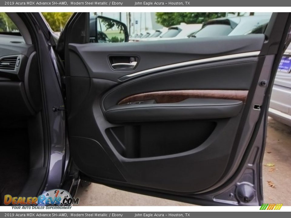 2019 Acura MDX Advance SH-AWD Modern Steel Metallic / Ebony Photo #24