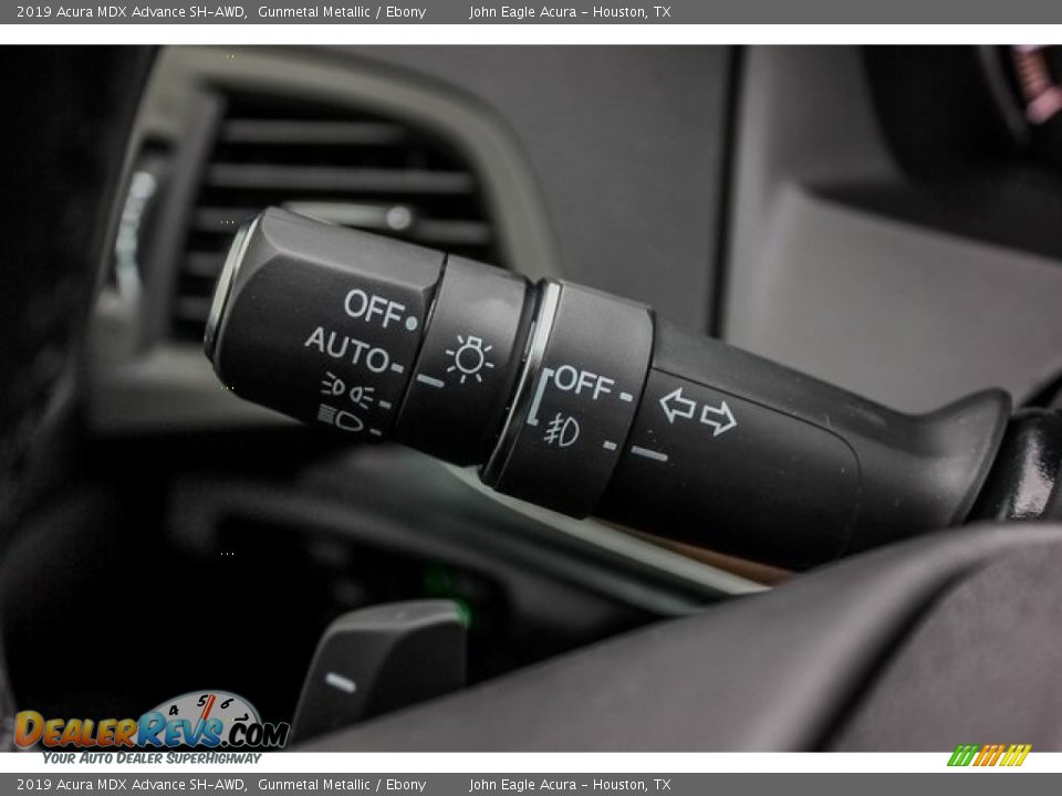 2019 Acura MDX Advance SH-AWD Gunmetal Metallic / Ebony Photo #35