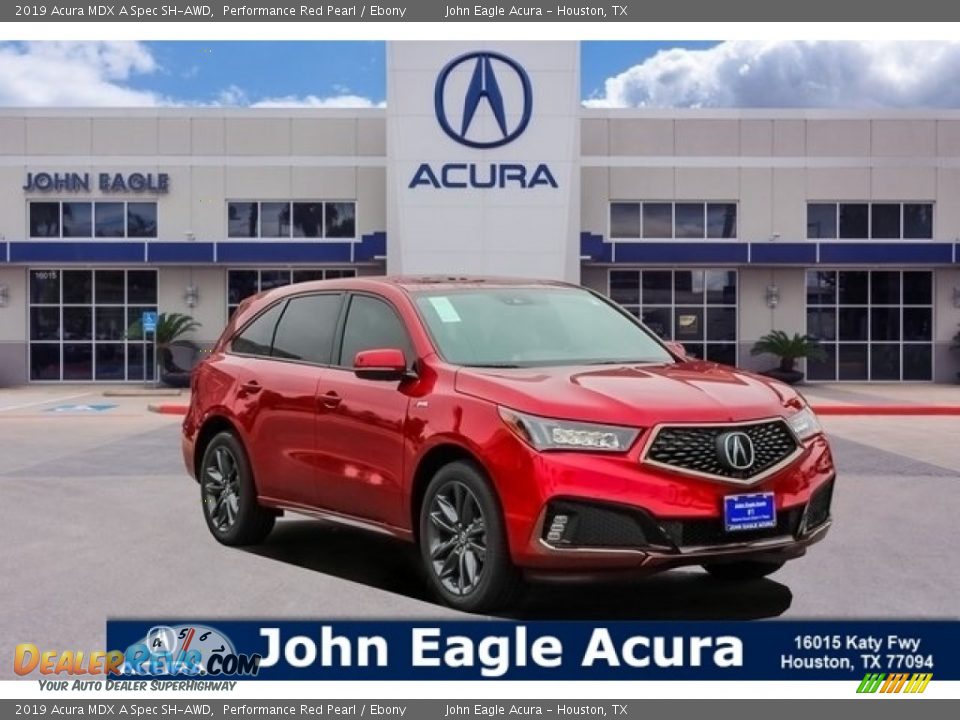 2019 Acura MDX A Spec SH-AWD Performance Red Pearl / Ebony Photo #1