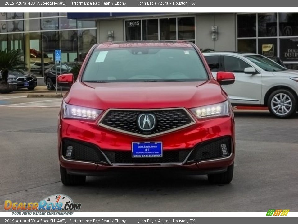2019 Acura MDX A Spec SH-AWD Performance Red Pearl / Ebony Photo #2