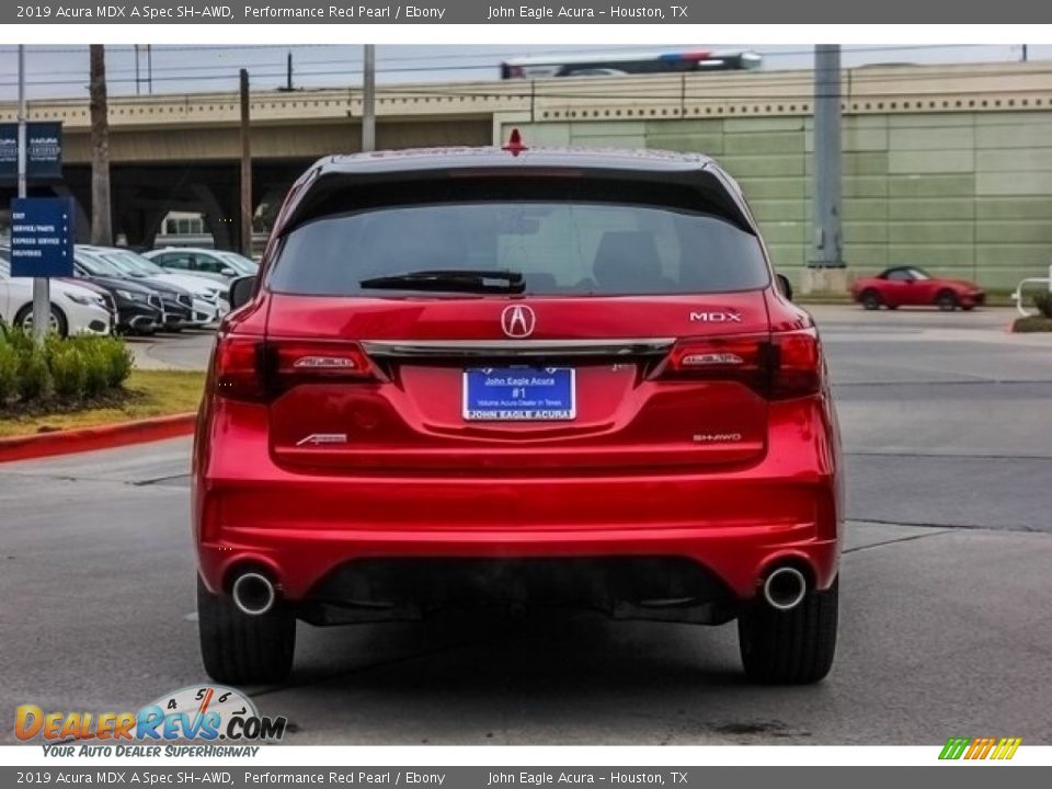 2019 Acura MDX A Spec SH-AWD Performance Red Pearl / Ebony Photo #6