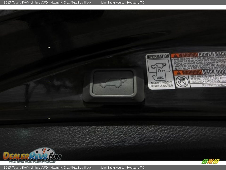 2015 Toyota RAV4 Limited AWD Magnetic Gray Metallic / Black Photo #23