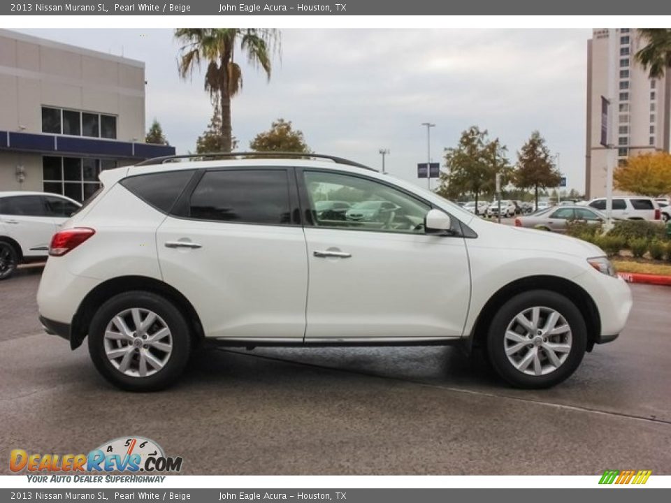 2013 Nissan Murano SL Pearl White / Beige Photo #8