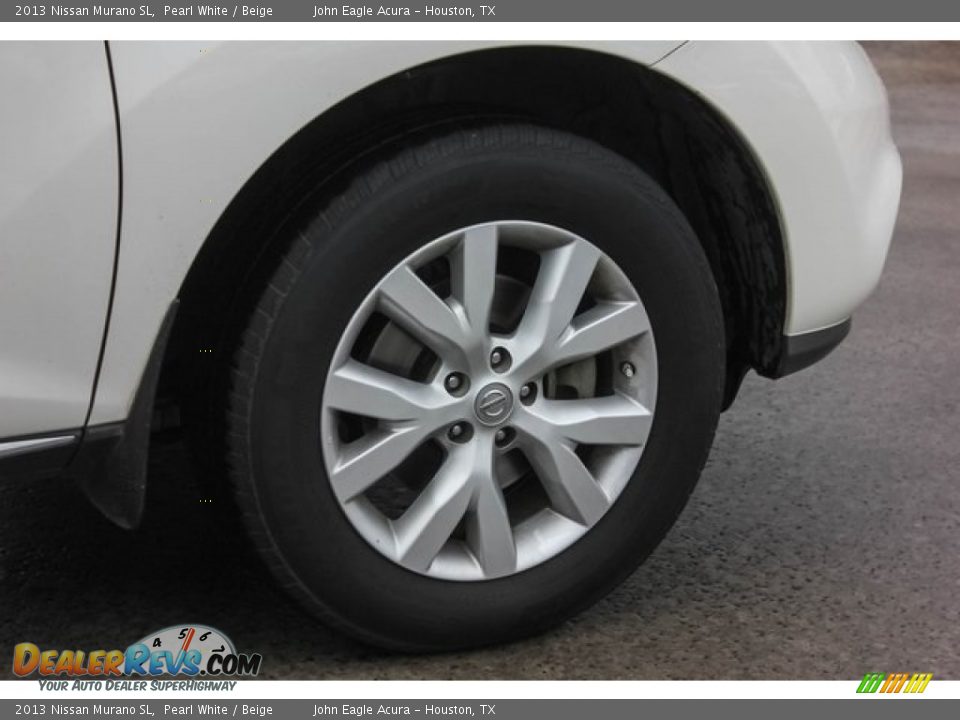 2013 Nissan Murano SL Pearl White / Beige Photo #11