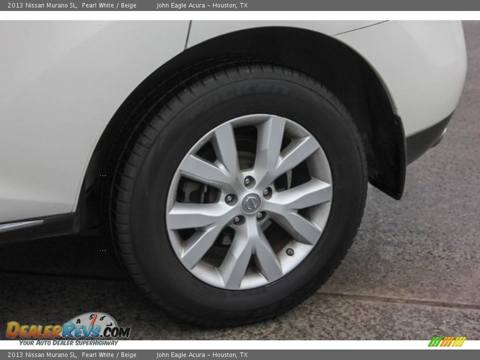 2013 Nissan Murano SL Pearl White / Beige Photo #13
