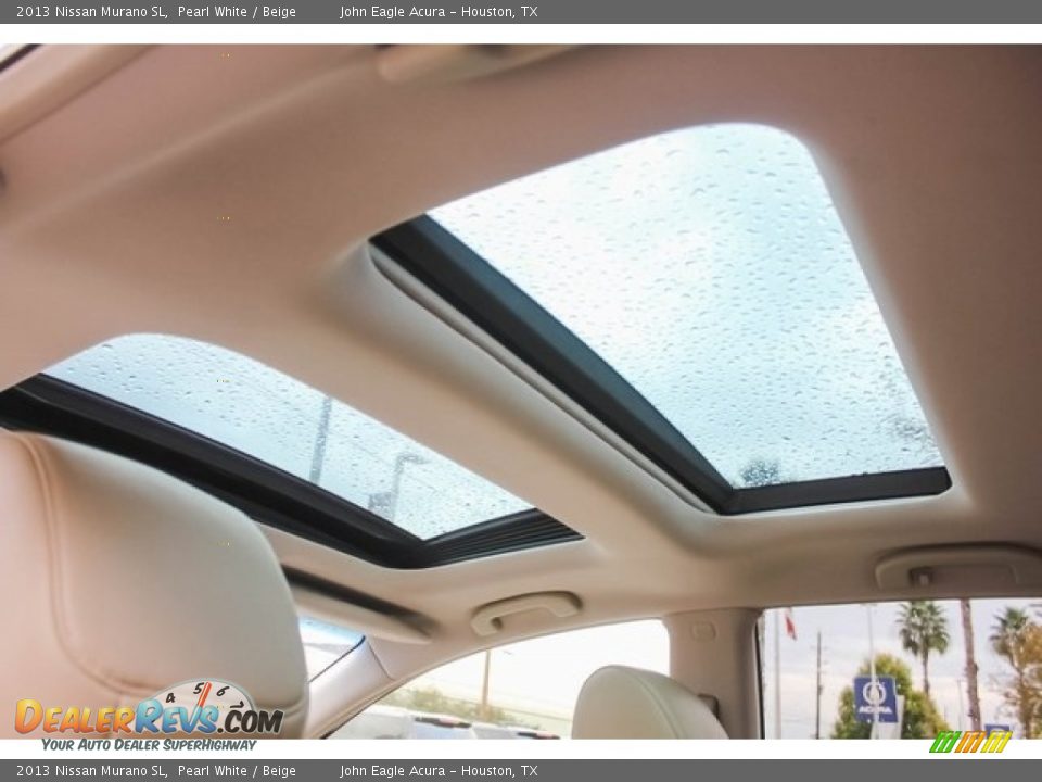 2013 Nissan Murano SL Pearl White / Beige Photo #17