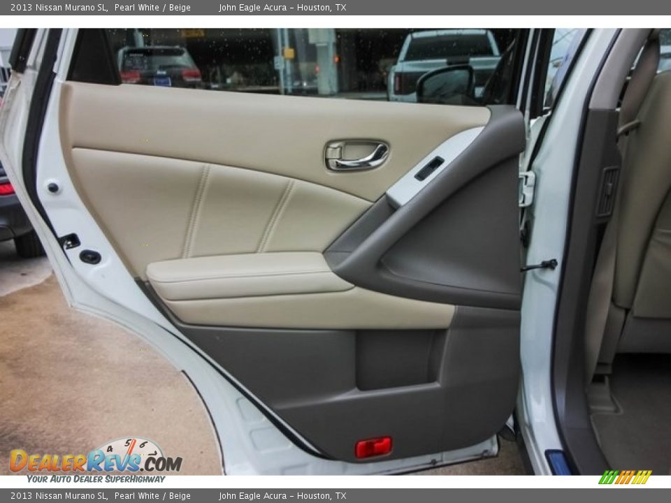 2013 Nissan Murano SL Pearl White / Beige Photo #20