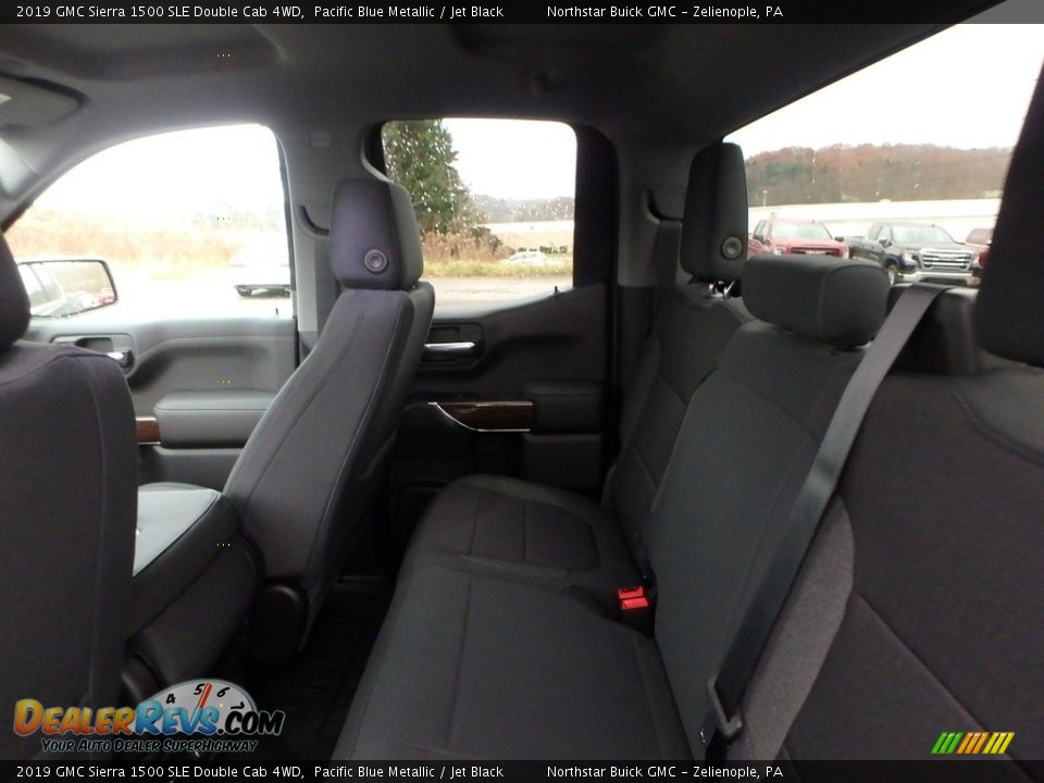 2019 GMC Sierra 1500 SLE Double Cab 4WD Pacific Blue Metallic / Jet Black Photo #11