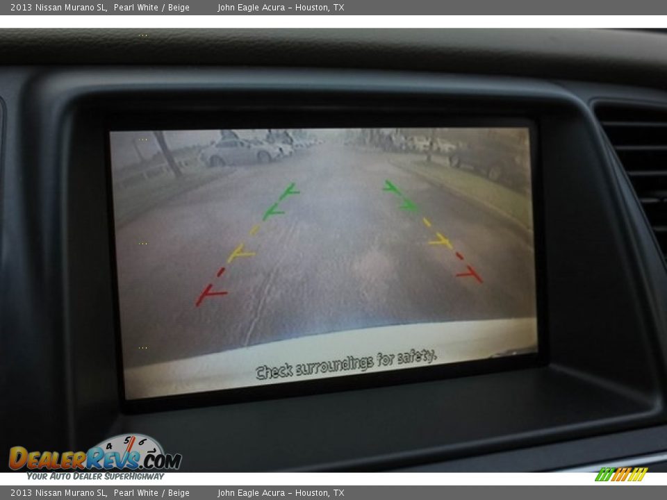 2013 Nissan Murano SL Pearl White / Beige Photo #34