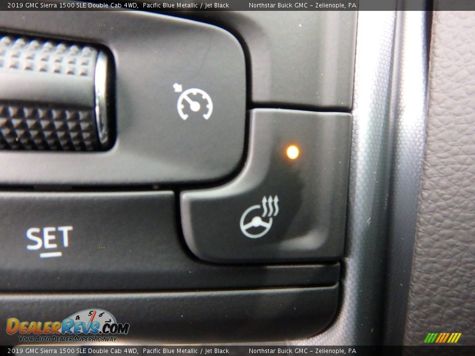 2019 GMC Sierra 1500 SLE Double Cab 4WD Pacific Blue Metallic / Jet Black Photo #18