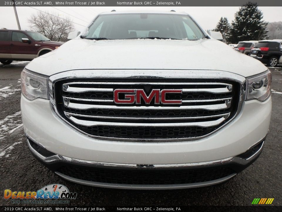 2019 GMC Acadia SLT AWD White Frost Tricoat / Jet Black Photo #2