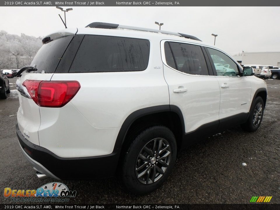 2019 GMC Acadia SLT AWD White Frost Tricoat / Jet Black Photo #5
