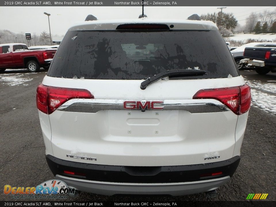 2019 GMC Acadia SLT AWD White Frost Tricoat / Jet Black Photo #6