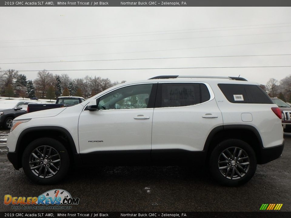 2019 GMC Acadia SLT AWD White Frost Tricoat / Jet Black Photo #9