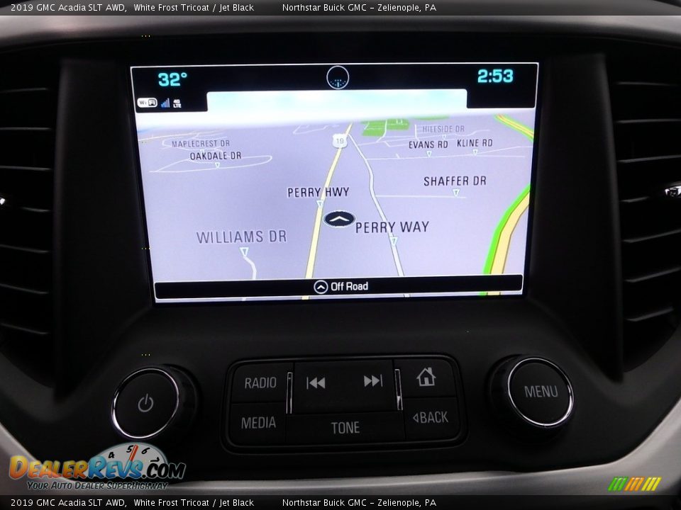 2019 GMC Acadia SLT AWD White Frost Tricoat / Jet Black Photo #20