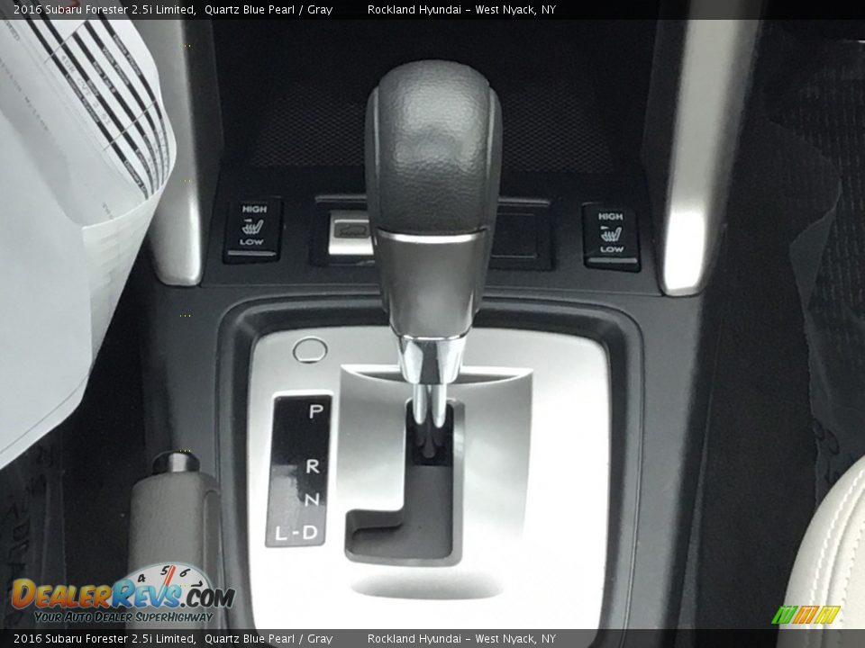 2016 Subaru Forester 2.5i Limited Quartz Blue Pearl / Gray Photo #15