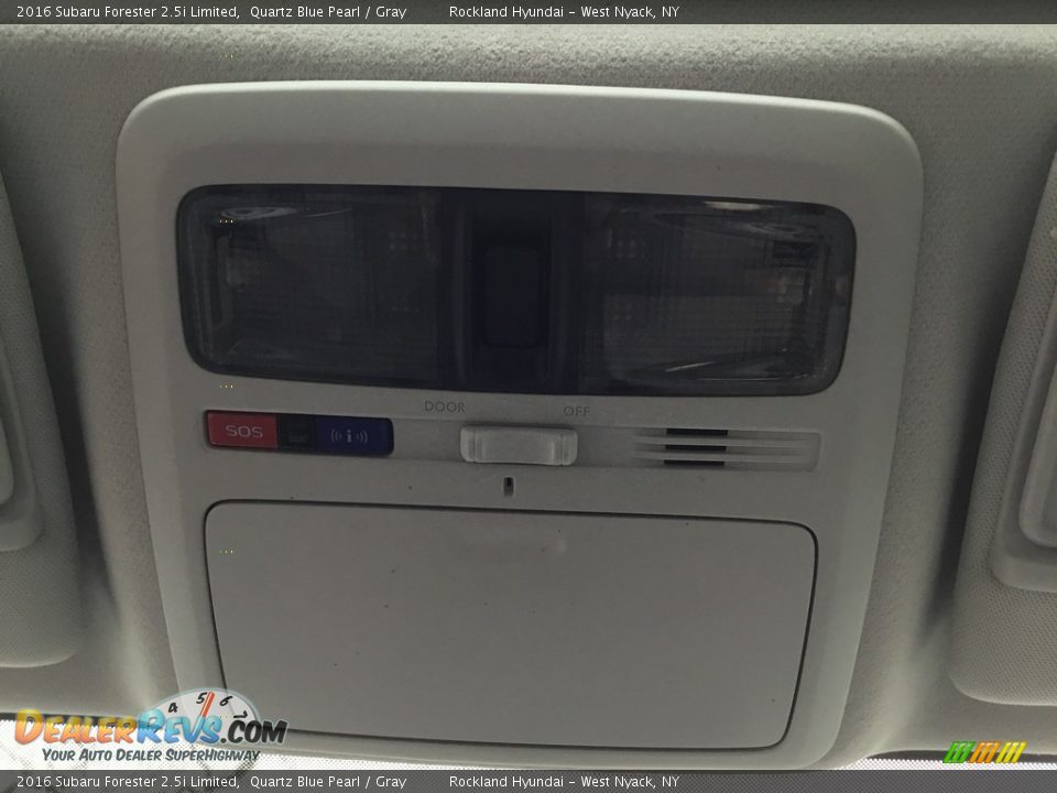 2016 Subaru Forester 2.5i Limited Quartz Blue Pearl / Gray Photo #21