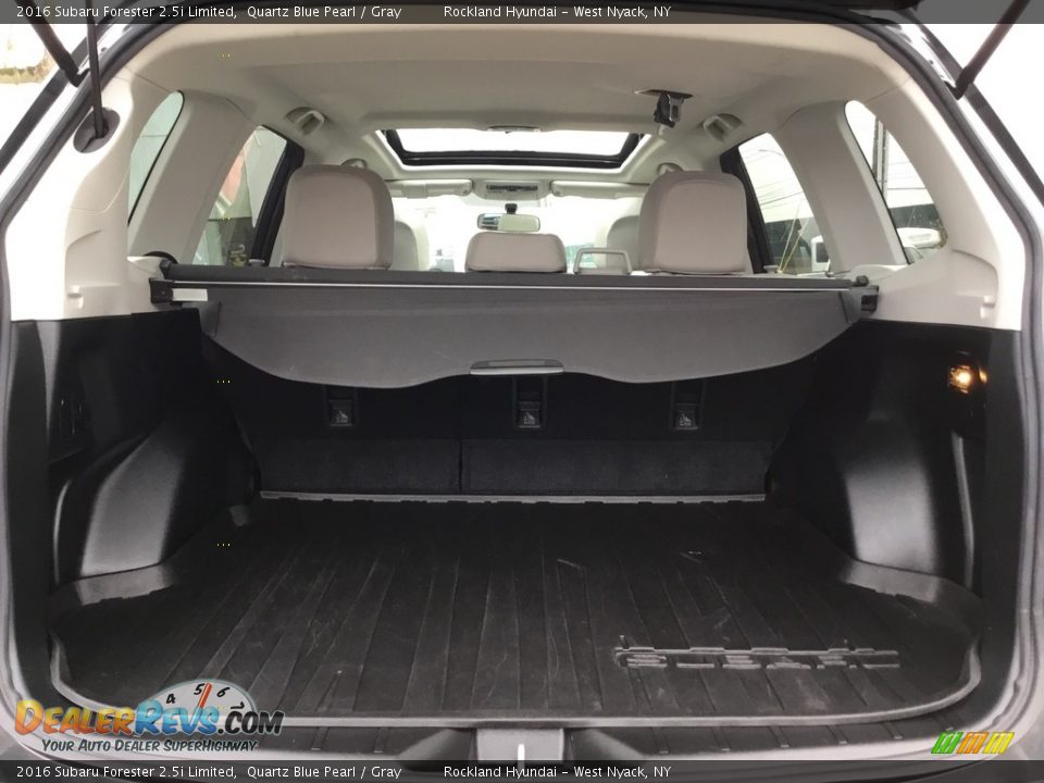 2016 Subaru Forester 2.5i Limited Quartz Blue Pearl / Gray Photo #23