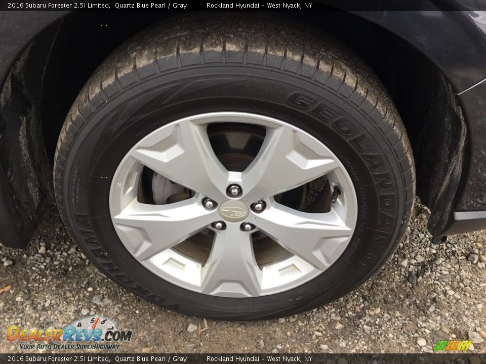 2016 Subaru Forester 2.5i Limited Quartz Blue Pearl / Gray Photo #30