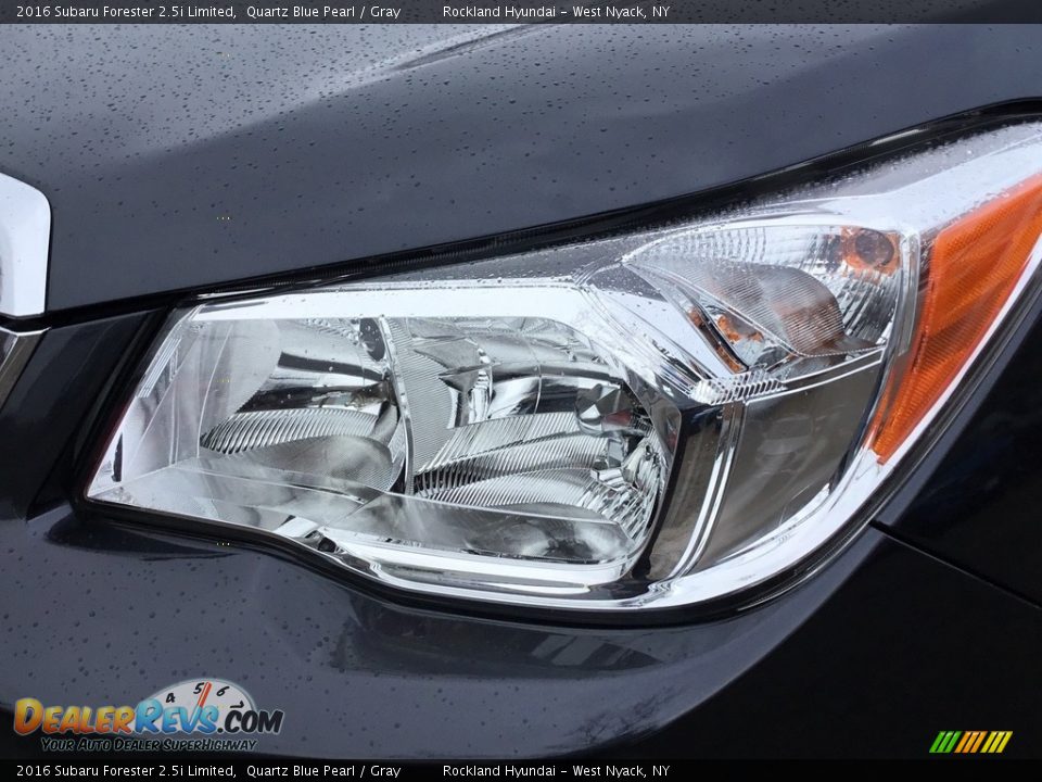 2016 Subaru Forester 2.5i Limited Quartz Blue Pearl / Gray Photo #32