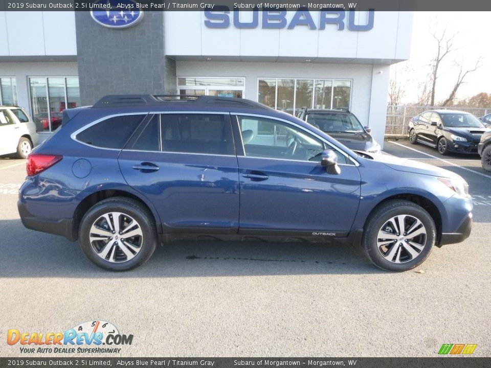 2019 Subaru Outback 2.5i Limited Abyss Blue Pearl / Titanium Gray Photo #3