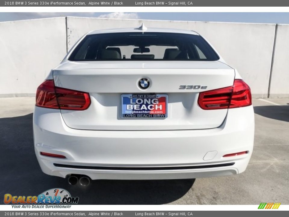 2018 BMW 3 Series 330e iPerformance Sedan Alpine White / Black Photo #3