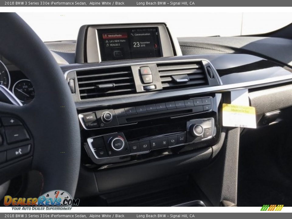 2018 BMW 3 Series 330e iPerformance Sedan Alpine White / Black Photo #6