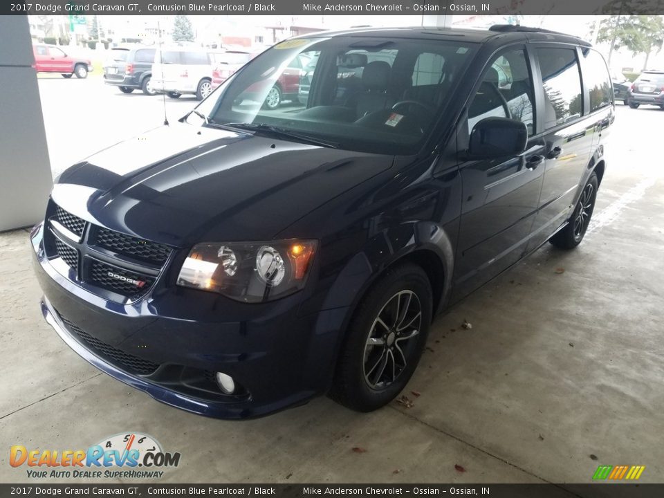 2017 Dodge Grand Caravan GT Contusion Blue Pearlcoat / Black Photo #3