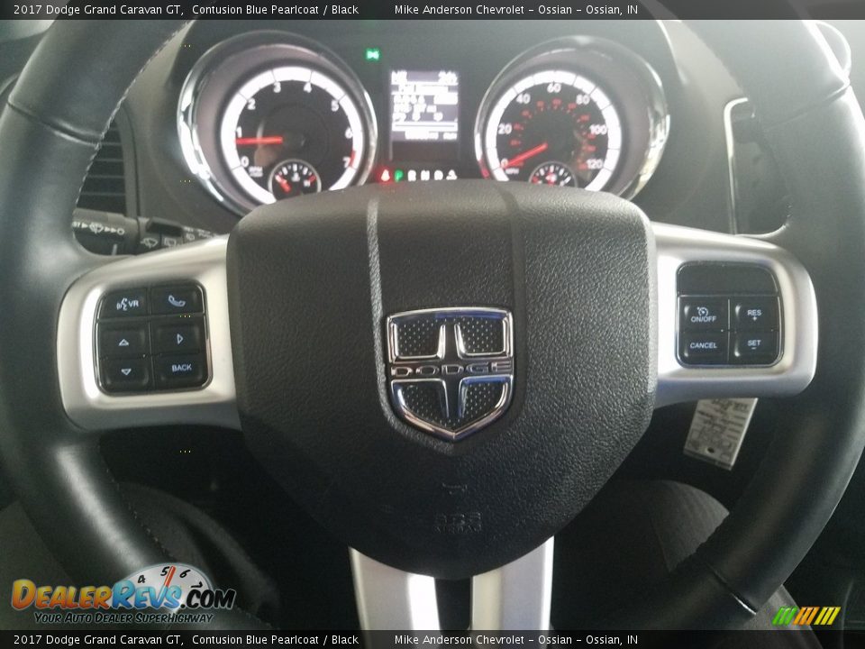 2017 Dodge Grand Caravan GT Contusion Blue Pearlcoat / Black Photo #5
