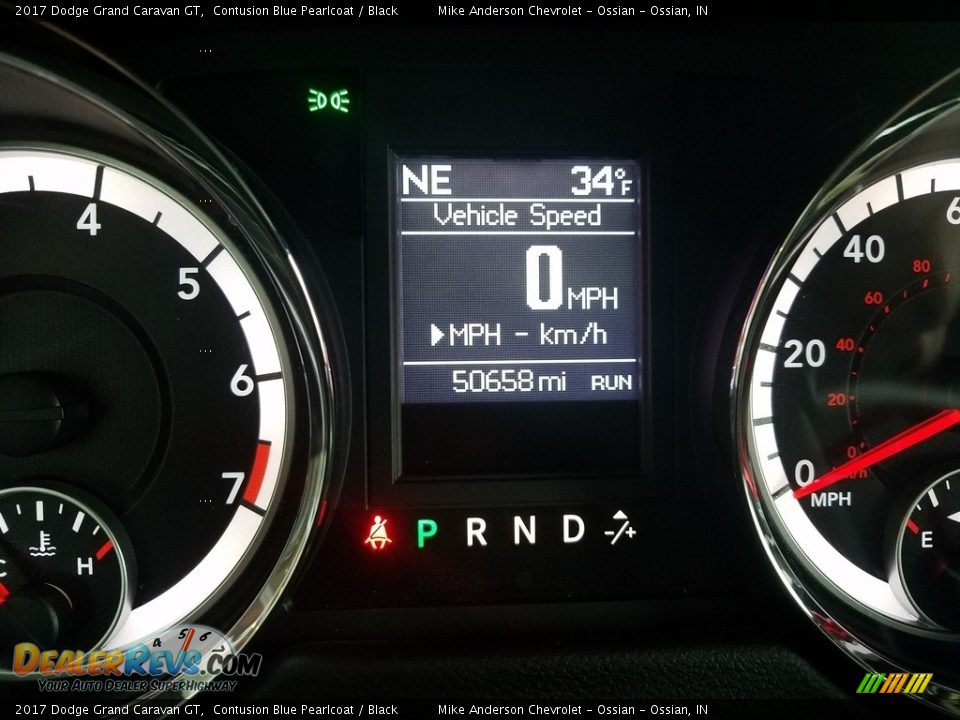 2017 Dodge Grand Caravan GT Contusion Blue Pearlcoat / Black Photo #6