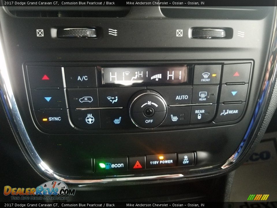 2017 Dodge Grand Caravan GT Contusion Blue Pearlcoat / Black Photo #8