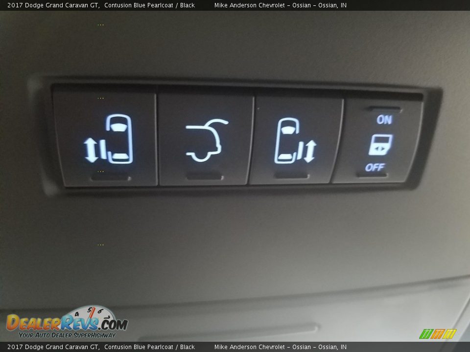 2017 Dodge Grand Caravan GT Contusion Blue Pearlcoat / Black Photo #9