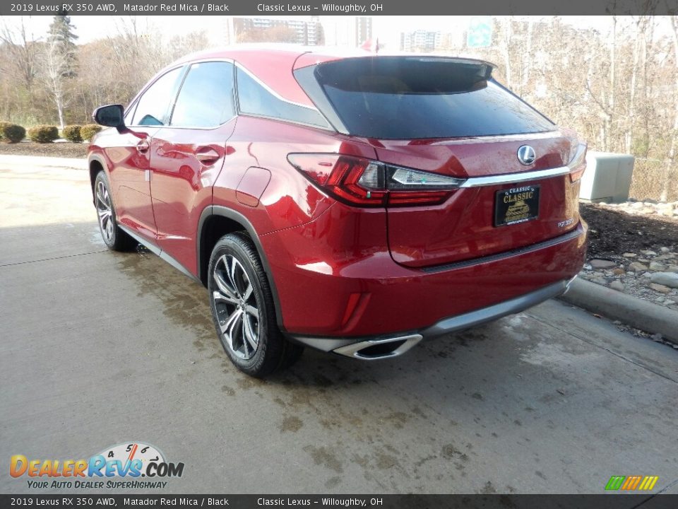 2019 Lexus RX 350 AWD Matador Red Mica / Black Photo #5