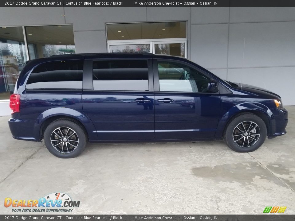 2017 Dodge Grand Caravan GT Contusion Blue Pearlcoat / Black Photo #21