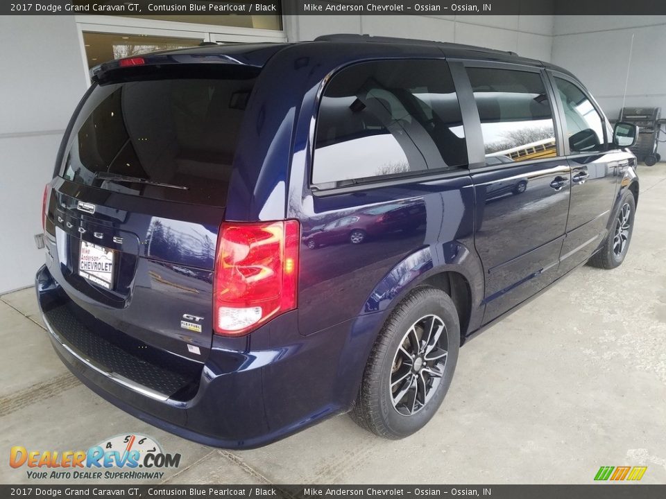 2017 Dodge Grand Caravan GT Contusion Blue Pearlcoat / Black Photo #22