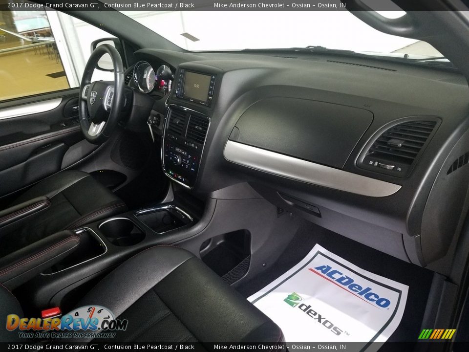 2017 Dodge Grand Caravan GT Contusion Blue Pearlcoat / Black Photo #24